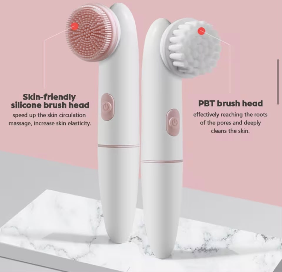 2-In-1 Electric Face Cleansing Brush