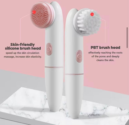 2-In-1 Electric Face Cleansing Brush