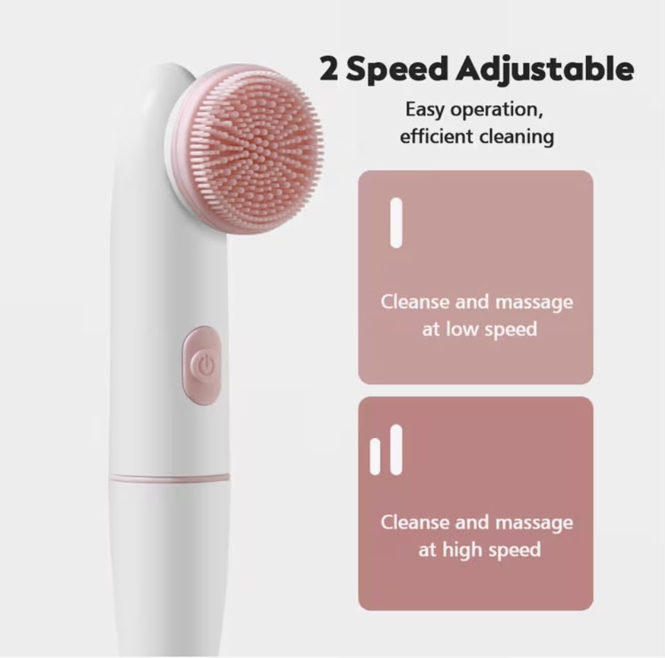 2-In-1 Electric Face Cleansing Brush