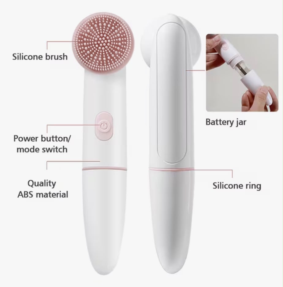 2-In-1 Electric Face Cleansing Brush