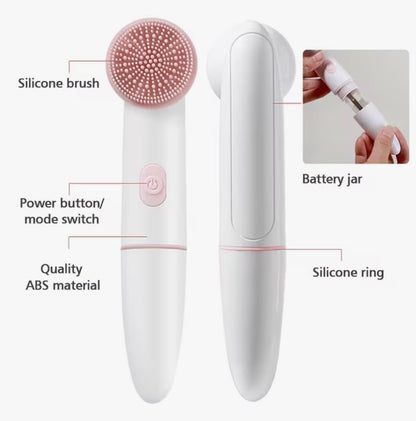 2-In-1 Electric Face Cleansing Brush