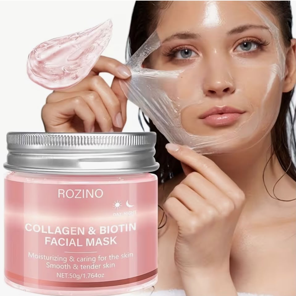 Glowique™ Collagen & Biotin Glow Mask ✨